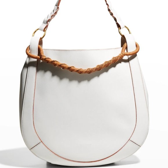 New Ulla Johnson Georgia Calf Leather Hobo Bag - Picture 3 of 15